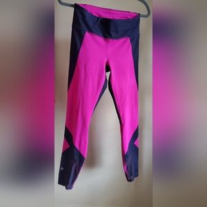 Athleta Women's Leggin S Blue/Fuchsia